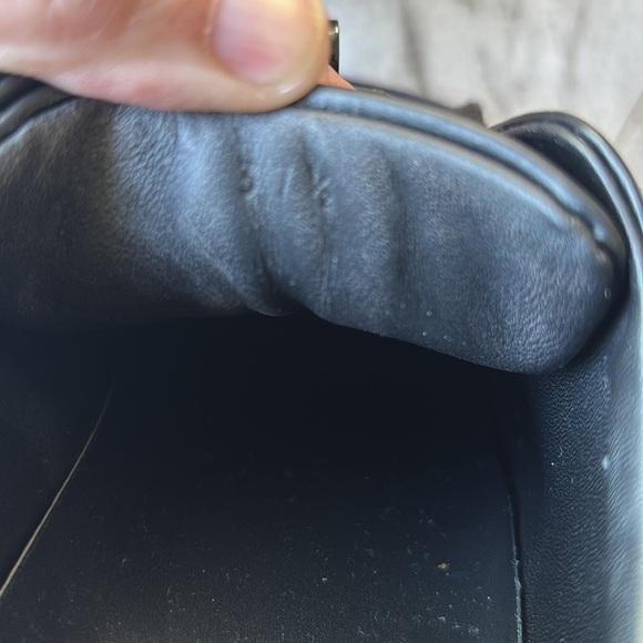 VGC HERMES day Leather trainers with Kelly buckle in black leather size 37.5 - Picture 5 of 7